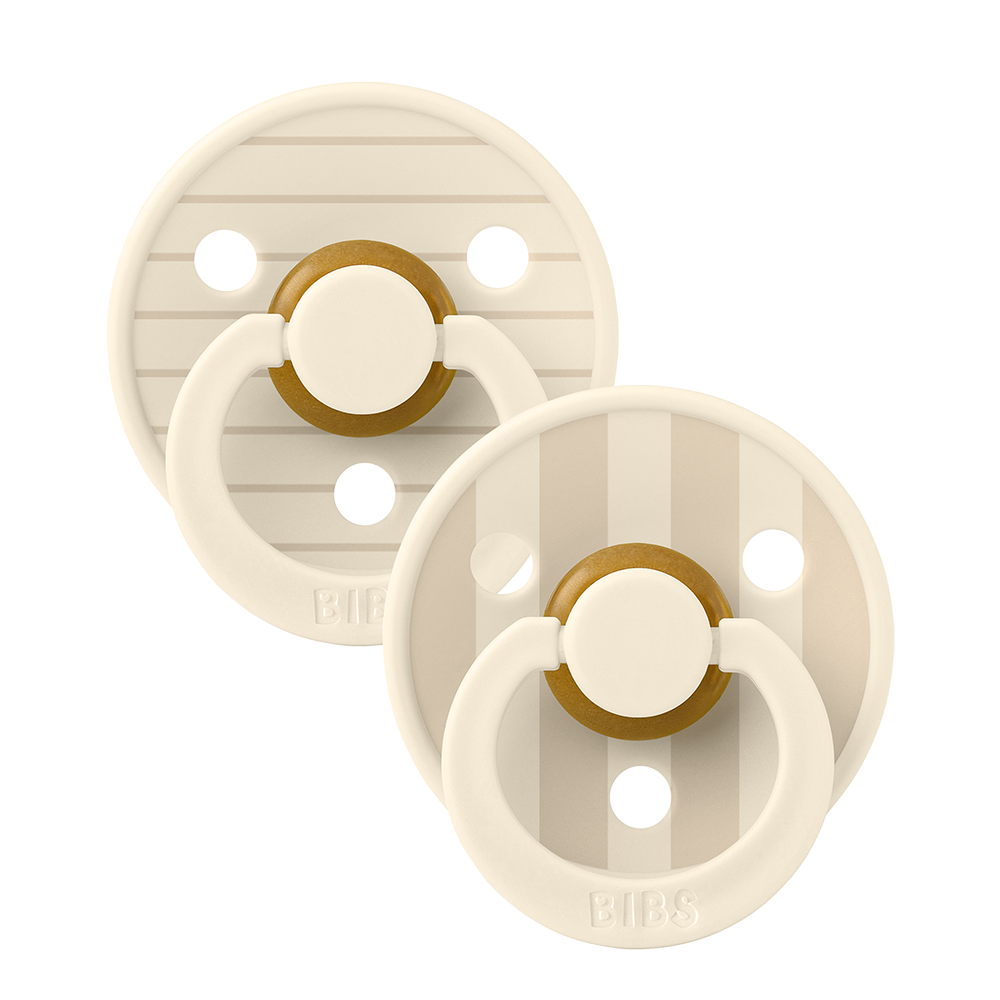 Bibs Dummy Two Pack Studio Colour (Pin Ivory Vanilla Mix)