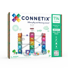 CONNETIX Magnetic Tiles Ball Run Set 114 Pieces (Bright)