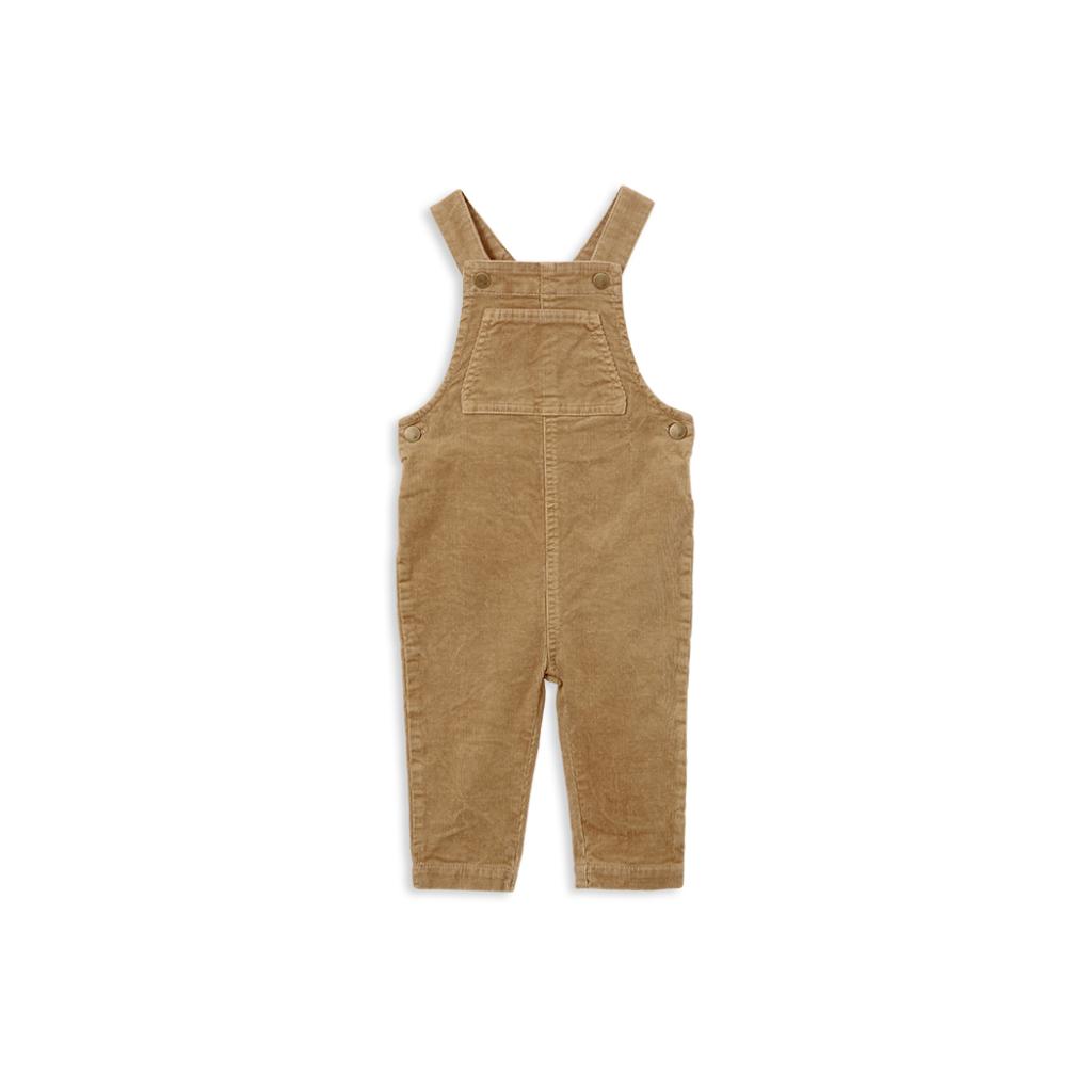 Milky Baby Camel Cord Overalls