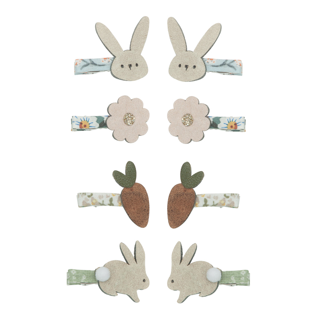 Mimi & Lula Bunny & Flower Clips Set (Easter)