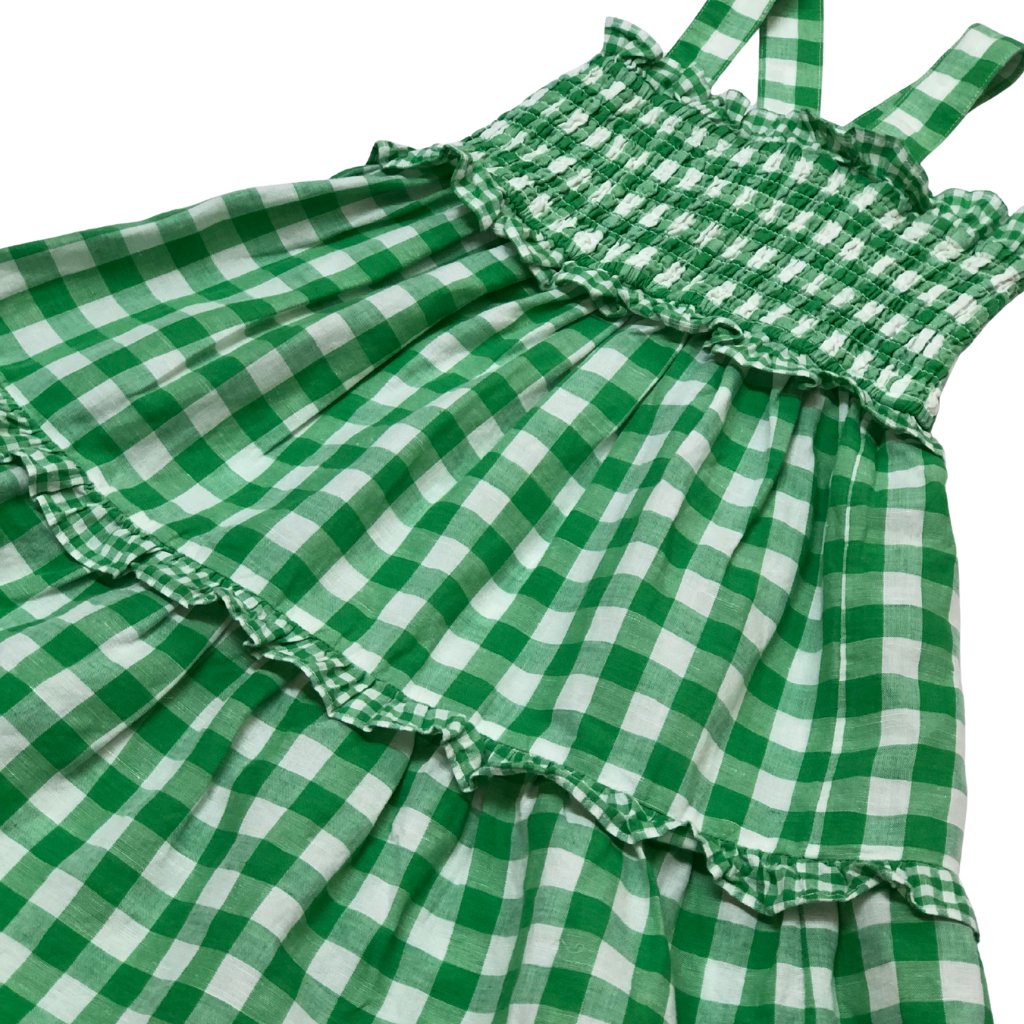 Country Road Gingham Midi Dress (Jade Green) Junior Kids Store Country Road Gingham Midi Dress (Jade Green) Junior Kids Store