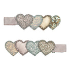 Mimi & Lula Layered Heart Clips Set (Swan Lake)