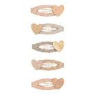 Mimi & Lula Teeny Heart Mini Clic Clac Clips (Pink Multi)