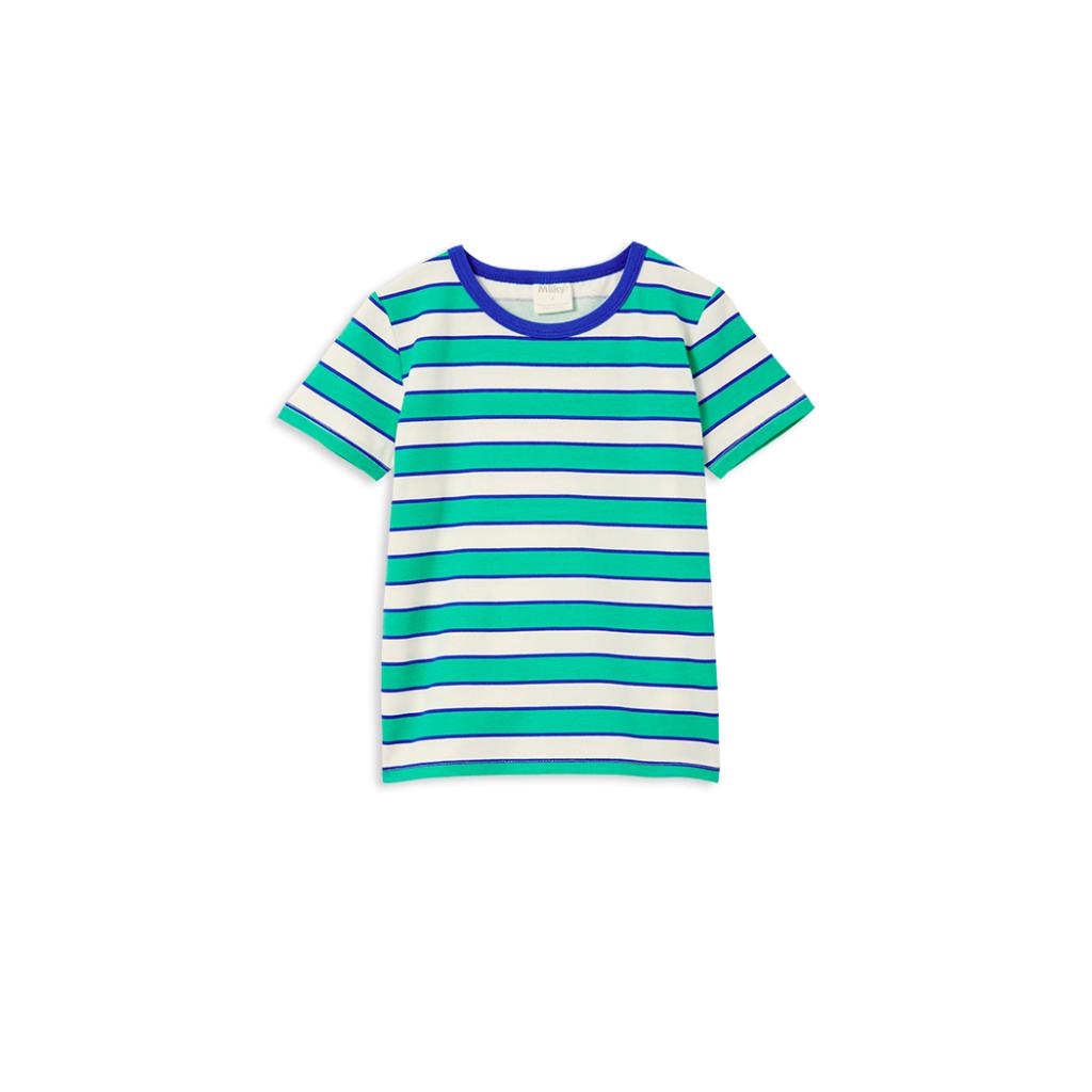 Milky Green Stripe Tee