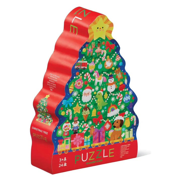 Croc Creek 24 Pce Floor Puzzle (Christmas Tree)