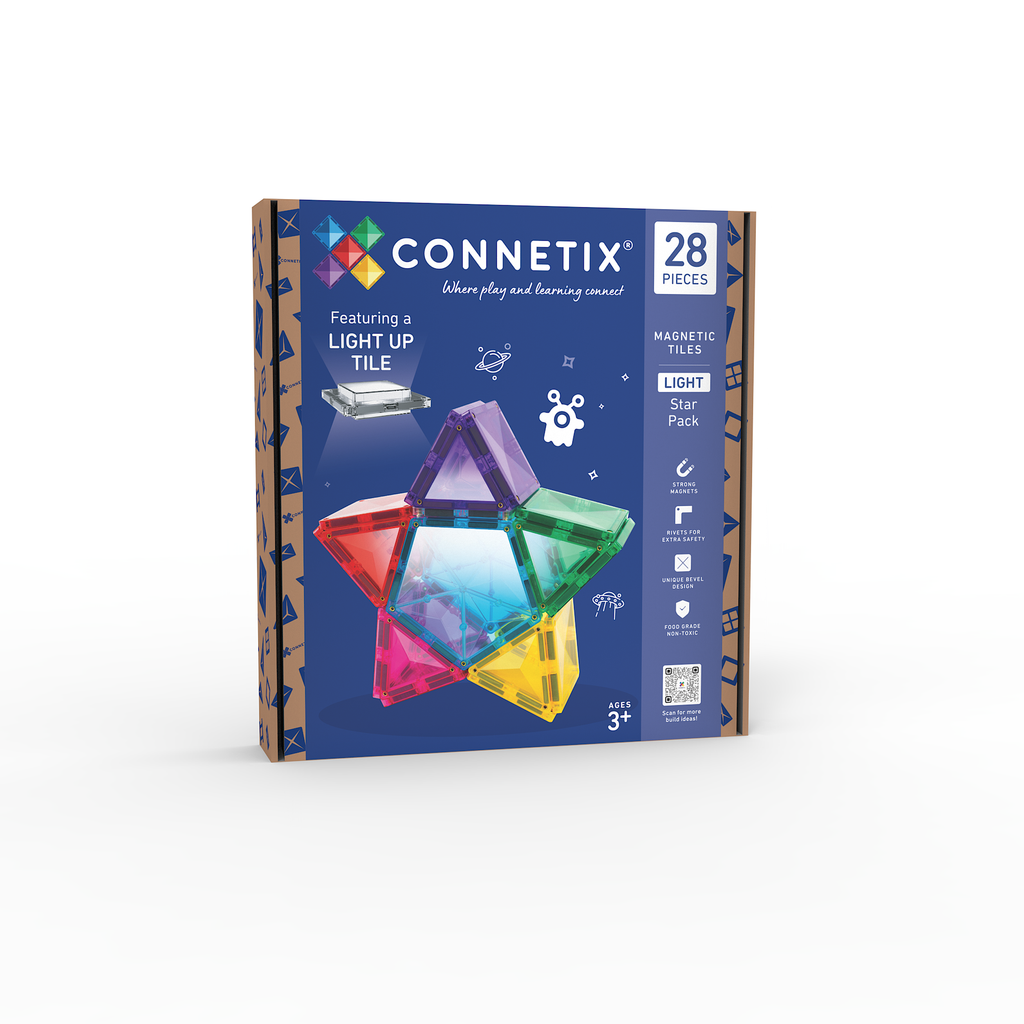 CONNETIX Tiles 28 Piece Light Star Pack