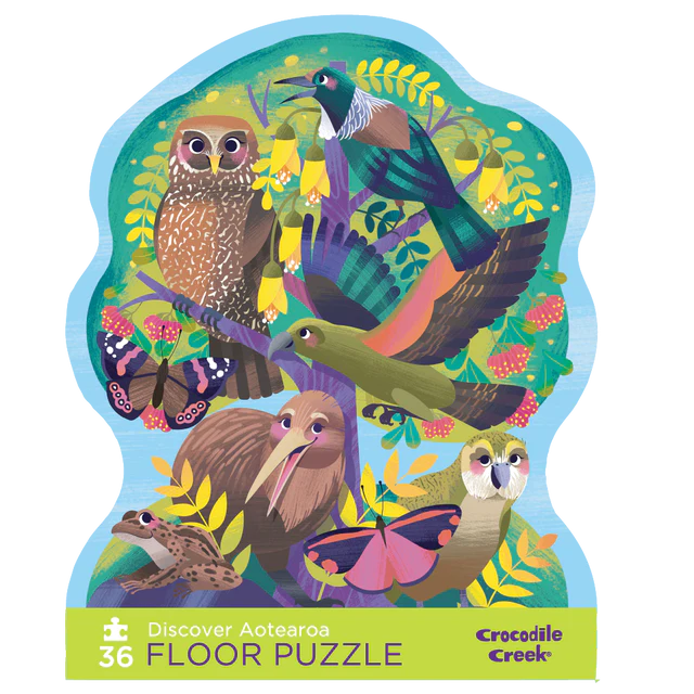 Croc Creek 36 Pce Floor Puzzle (Discover Aotearoa)