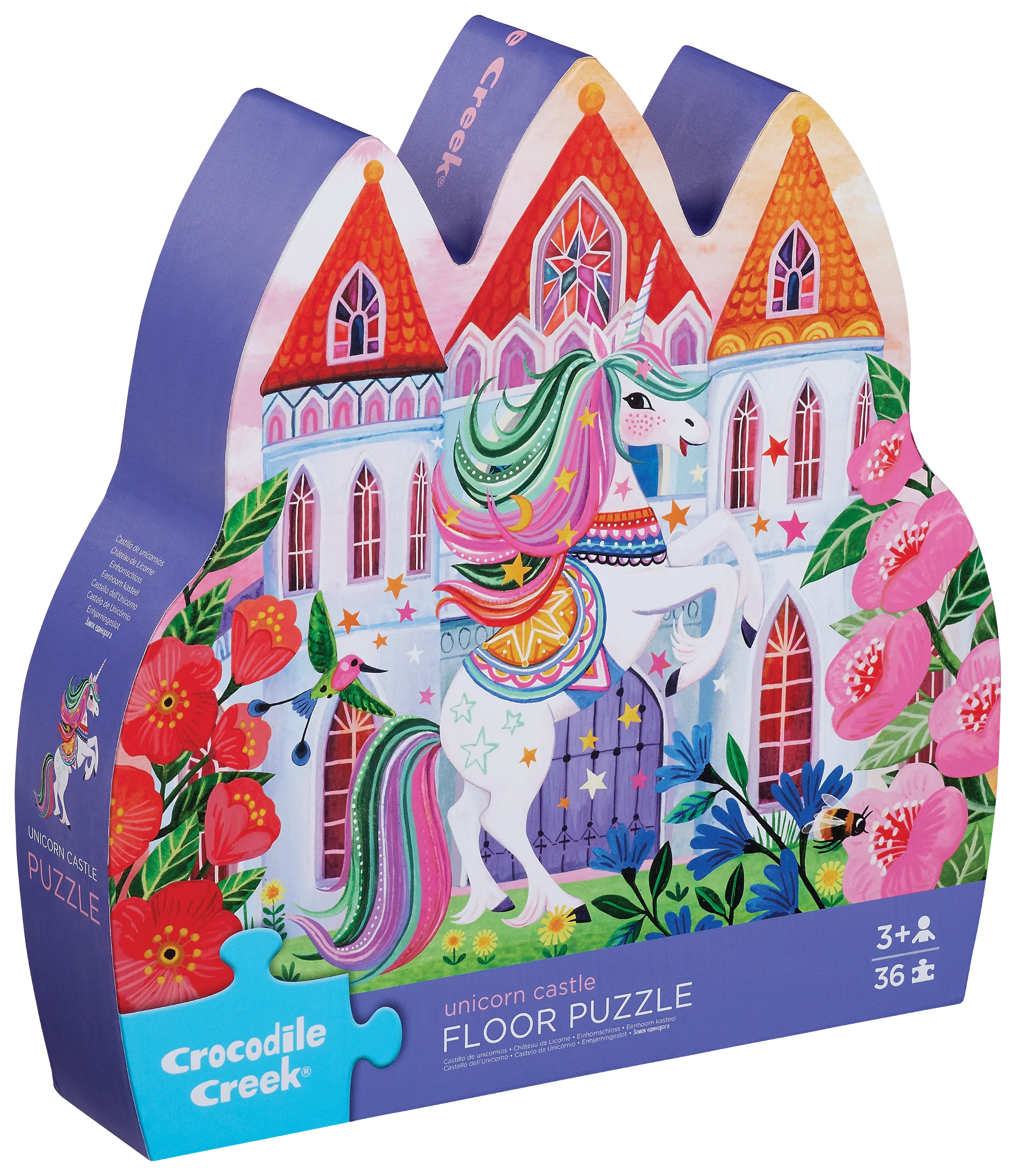 Crocodile Creek 36 Pce Floor Puzzle (Unicorn Castle)