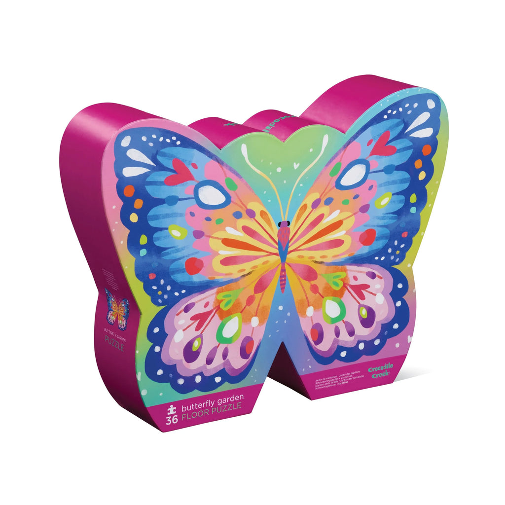 Croc Creek 36 Pce Foil Floor Puzzle (Butterfly Garden)