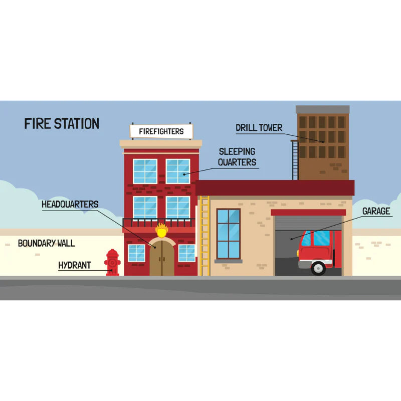 Sassi 3D Puzzle & Book Set (Firefighters)