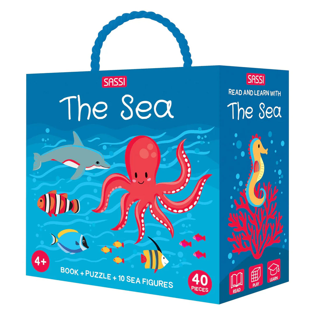Sassi 3D Puzzle & Book Set (The Sea)