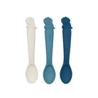 Melii 3 Piece Silicone Spoons (Luxe Blue)