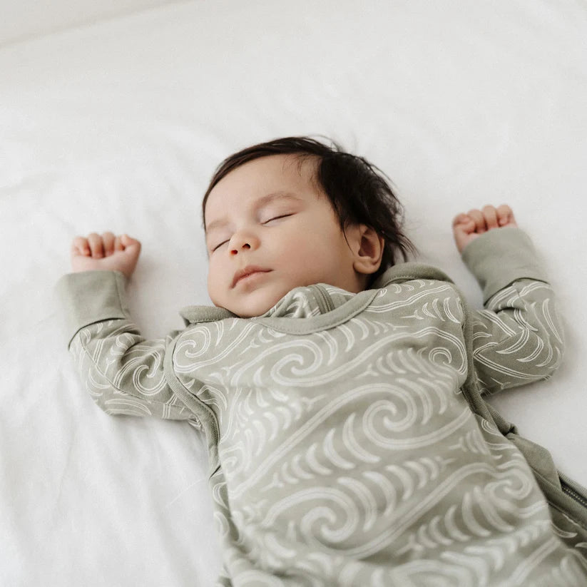 Woolbabe x Bo & Ko 3-Seasons Mini Sleeping Bag (Flax Ngaru)