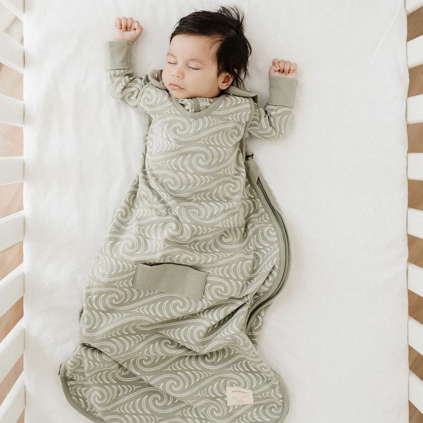 Woolbabe x Bo & Ko 3-Seasons Mini Sleeping Bag (Flax Ngaru)