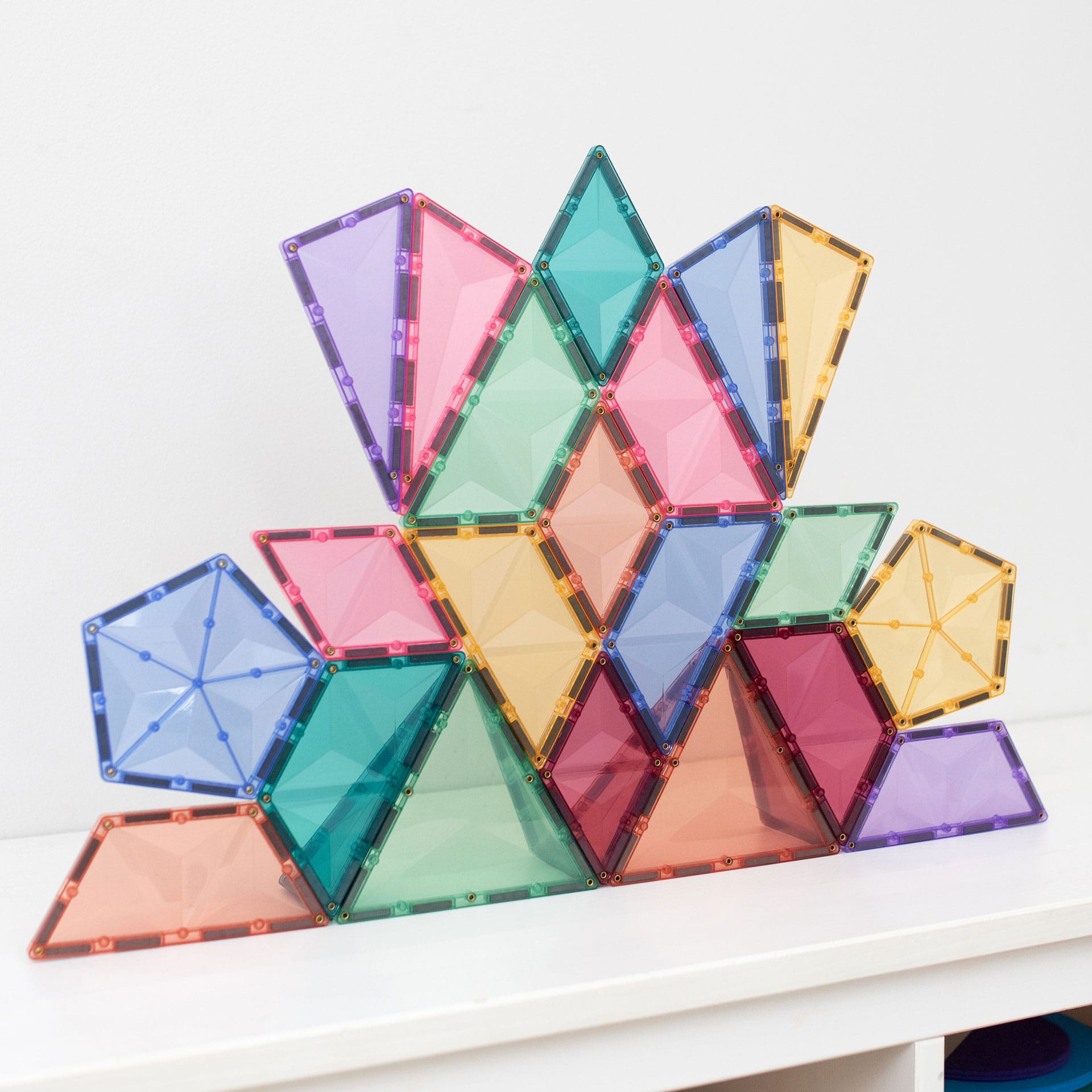 Connetix Tiles 48 Piece Shape Expansion Pack (Pastel)