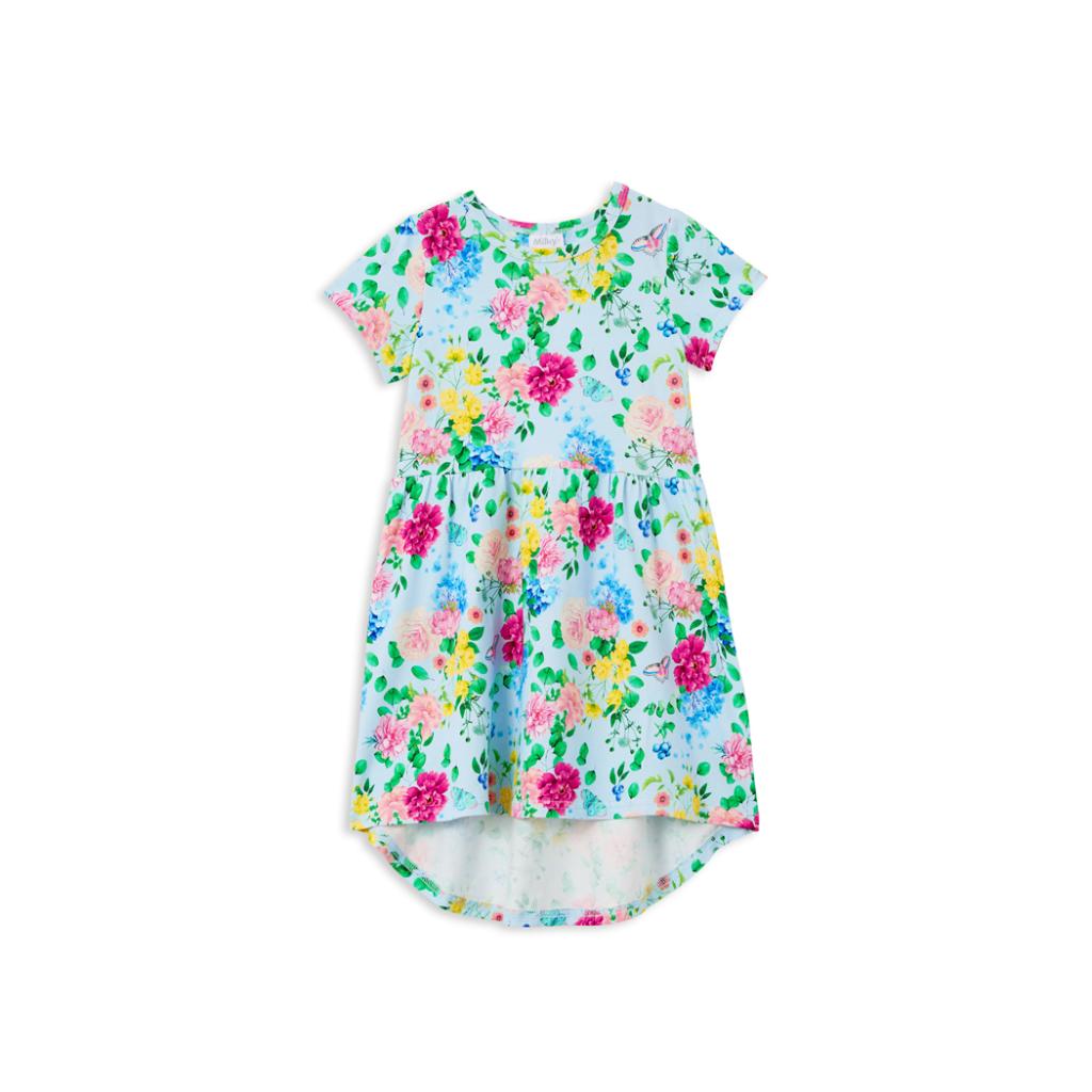 Milky Garden Party Hi-Lo Dress