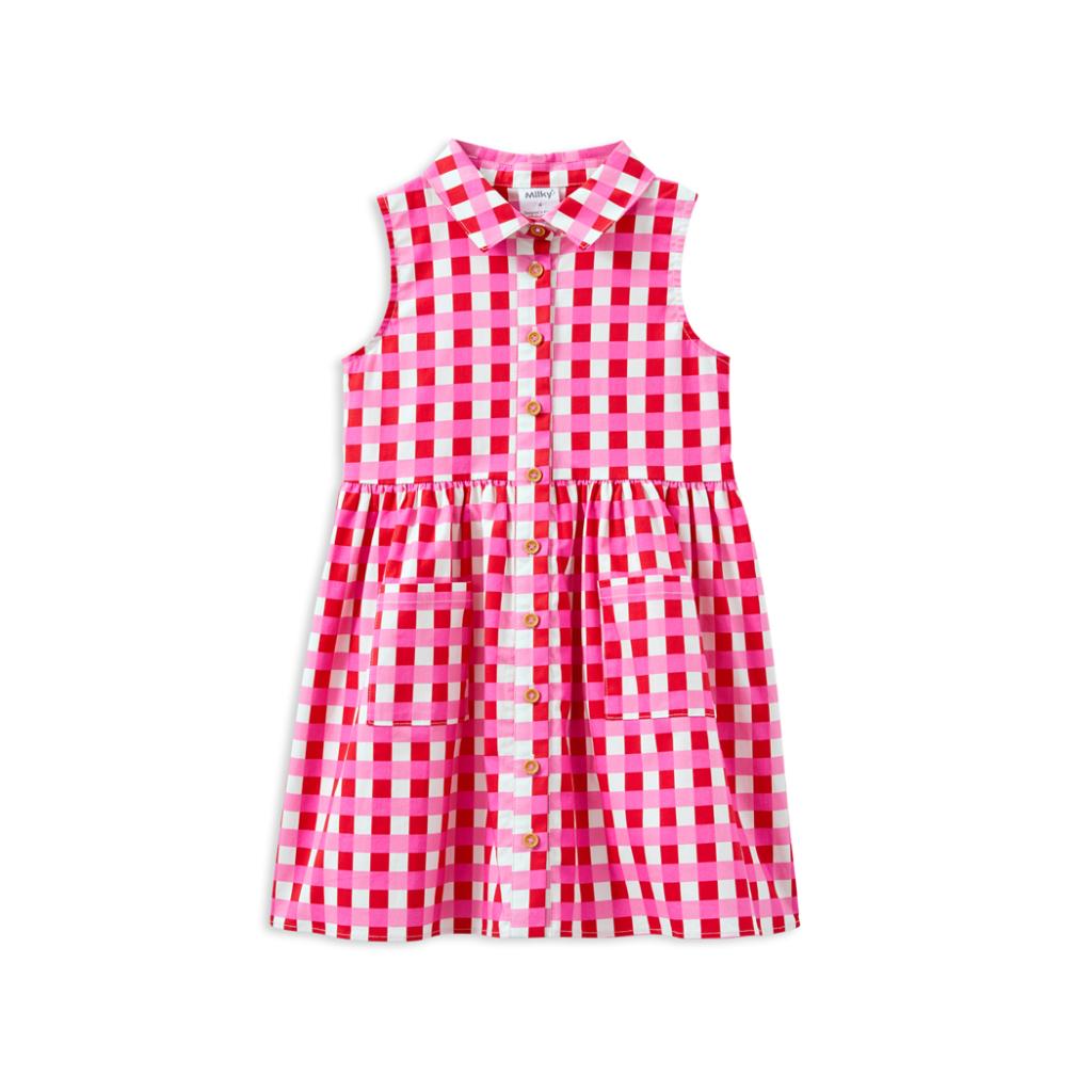 Milky Lollipop Check Dress