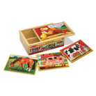 Melissa & Doug 4 Wooden Puzzles in a Box (Farm Animals)