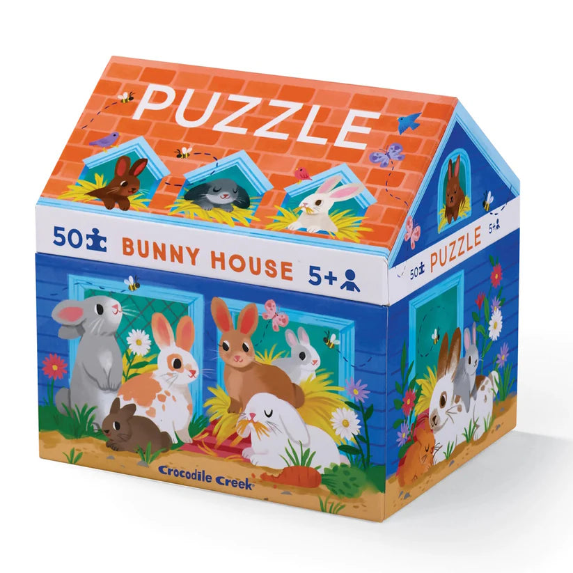 Croc Creek 50 Pce House Puzzle (Bunny House)