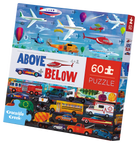 Crocodile Creek Above & Below 60 Piece Puzzle (Things that Go)
