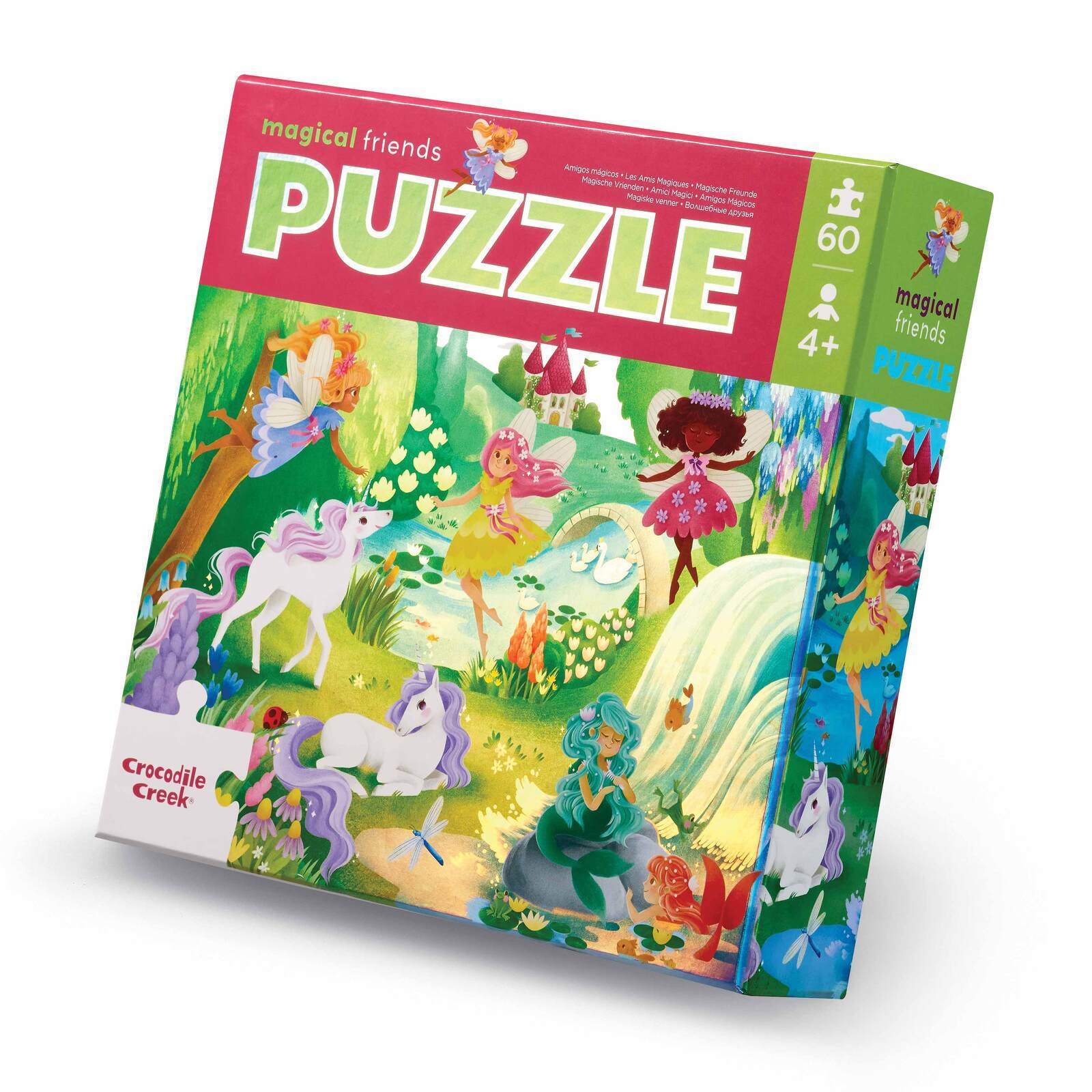 Croc Creek 60 Pce Holographic Puzzle (Magical Friends)