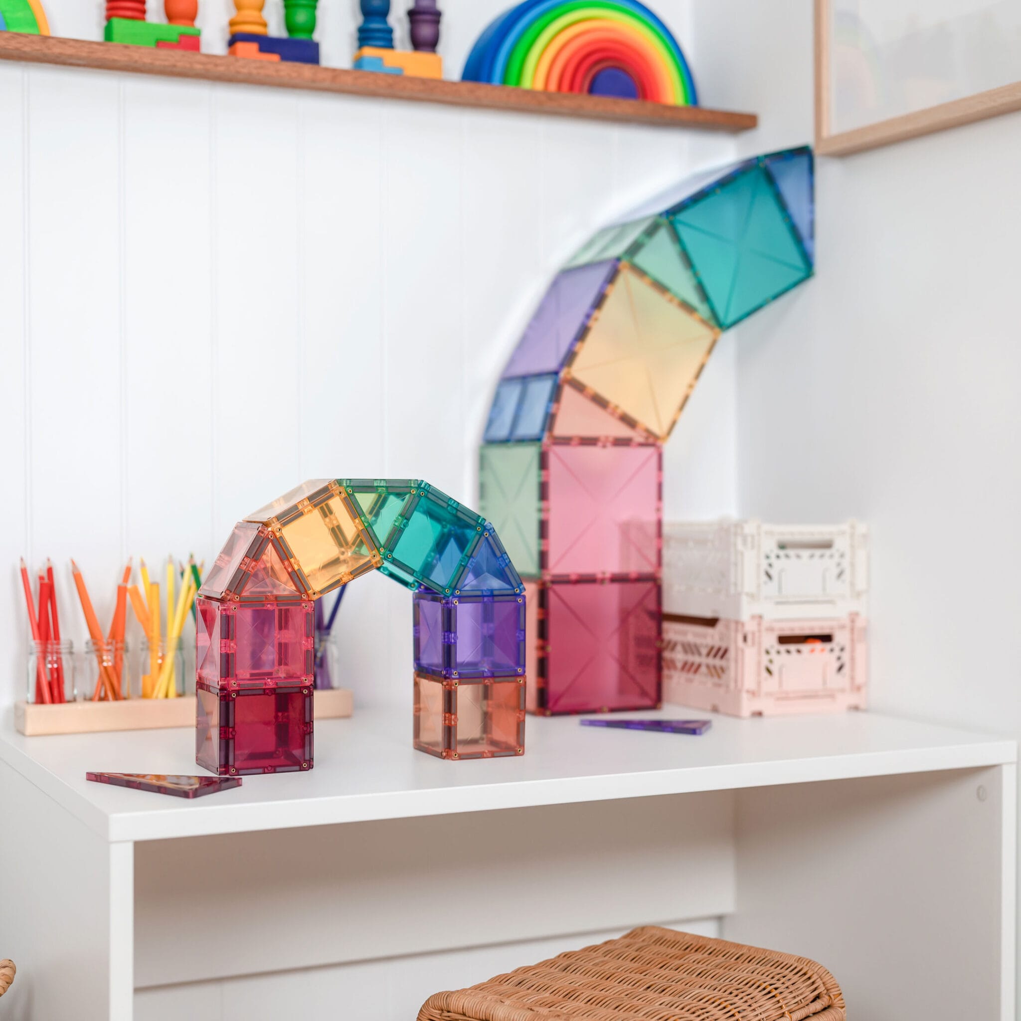 Connetix Tiles 64 Piece Starter Pack (Pastel)