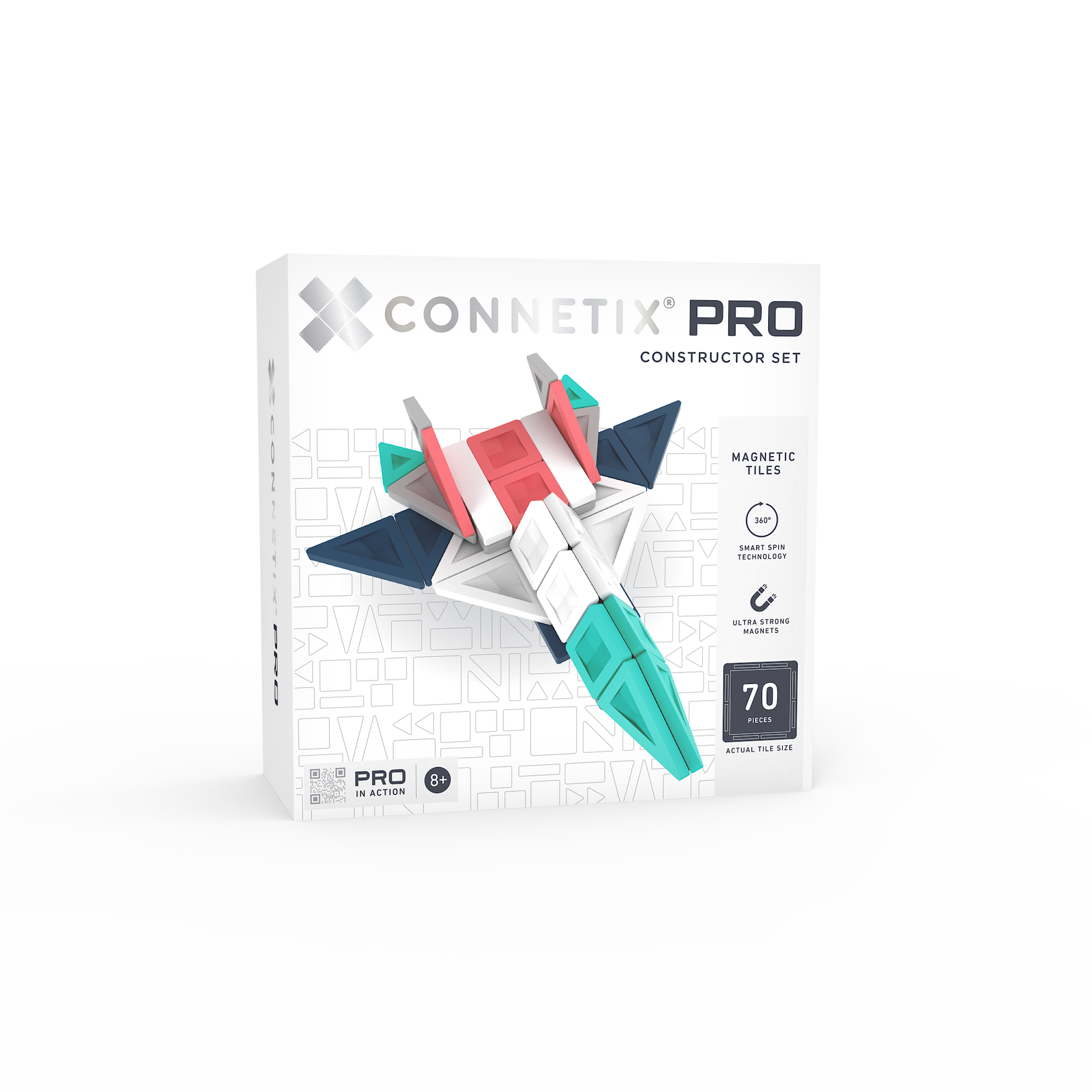 CONNETIX Tiles 70 Piece PRO Constructor Set