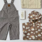 country road rain coat in cloud print