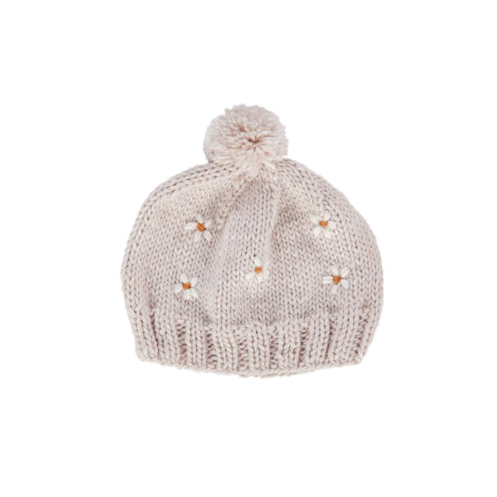 Acorn Daisy Beanie (Oatmeal)