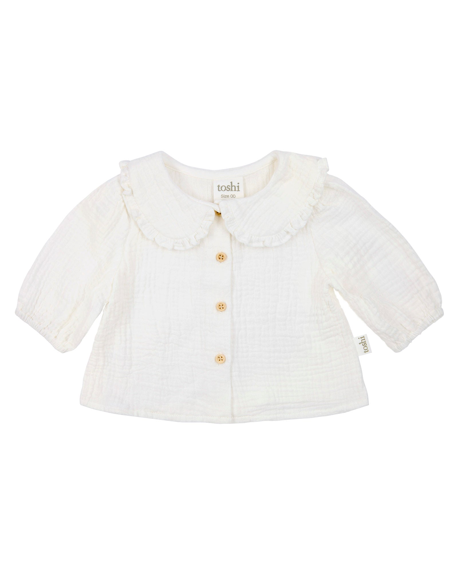 Toshi Peter Pan Baby Blouse (Cream)