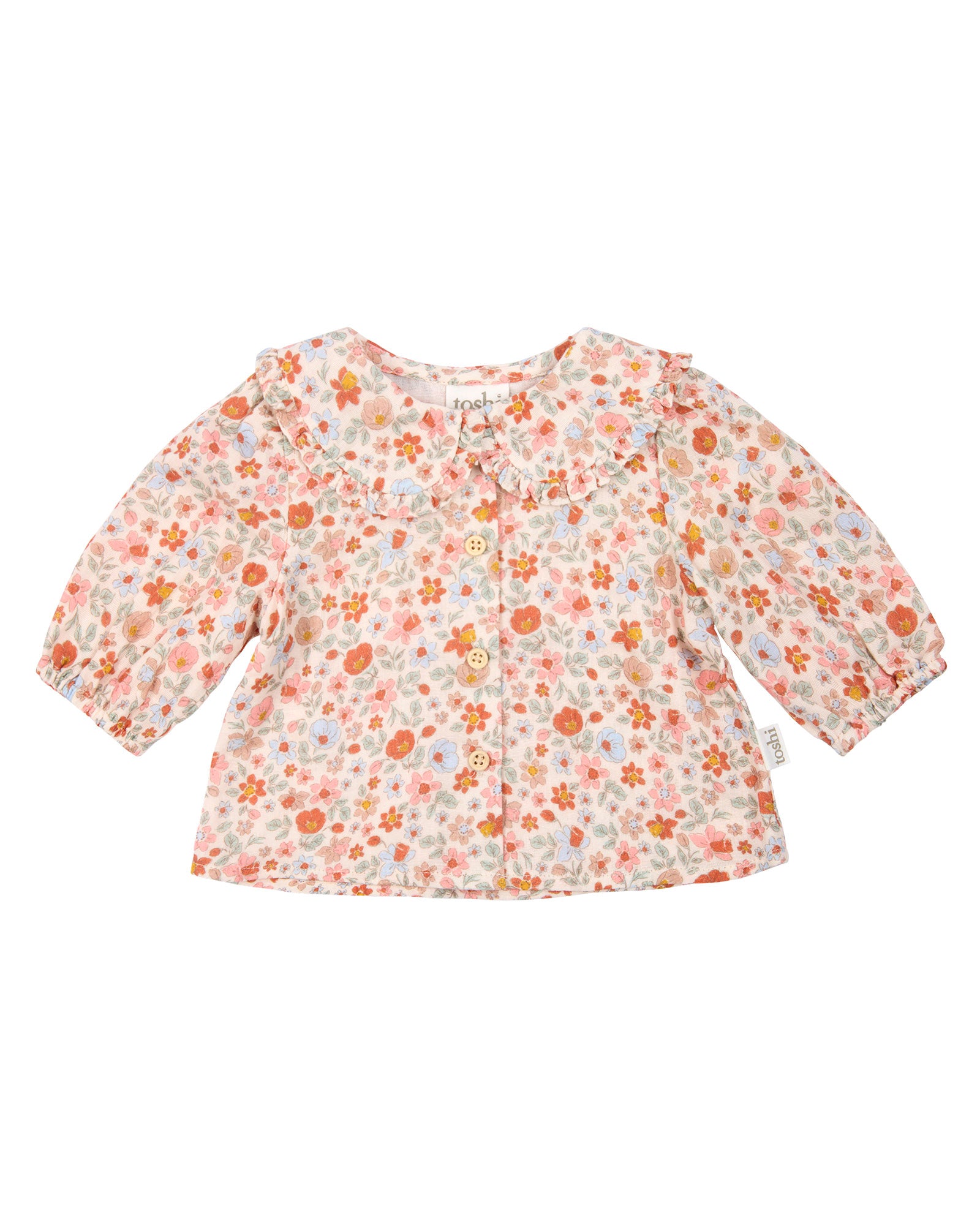 Toshi Peter Pan Baby Blouse (Rosie Posie)