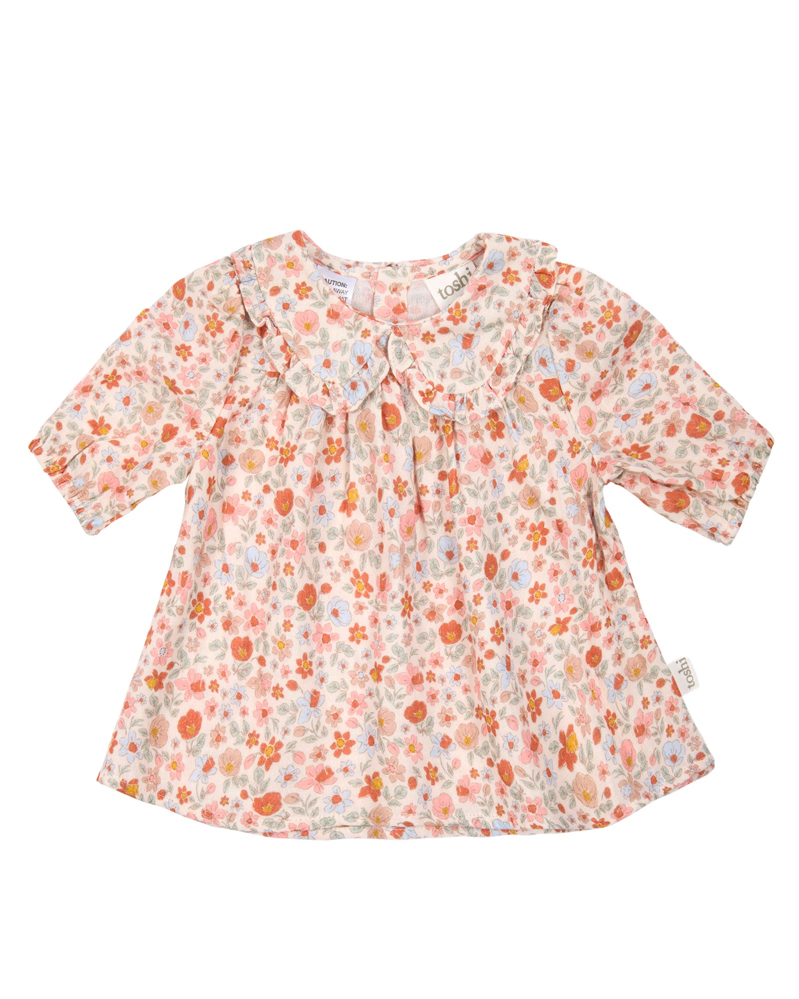 Toshi Peter Pan Baby Dress (Rosie Posie)