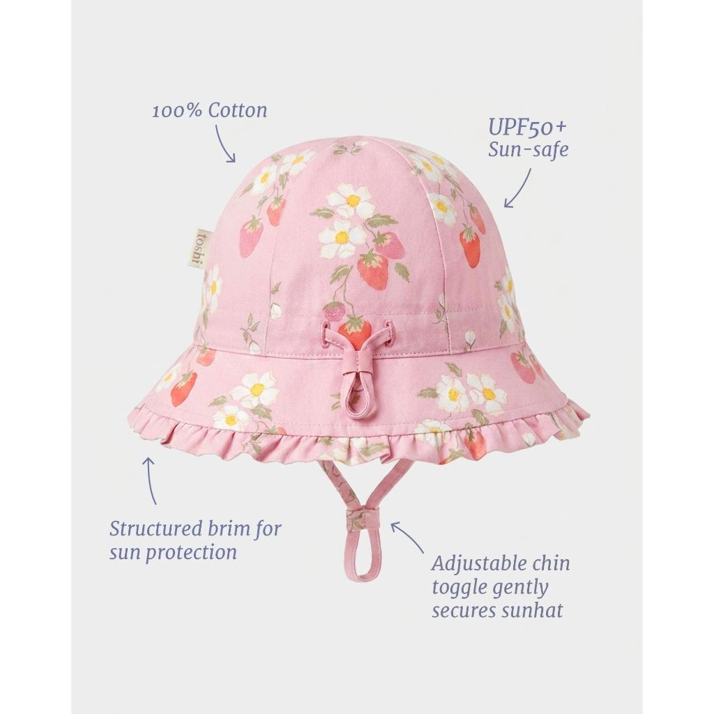 Toshi Bell Sun Hat Arcadia (Strawberry Fields Blossom)