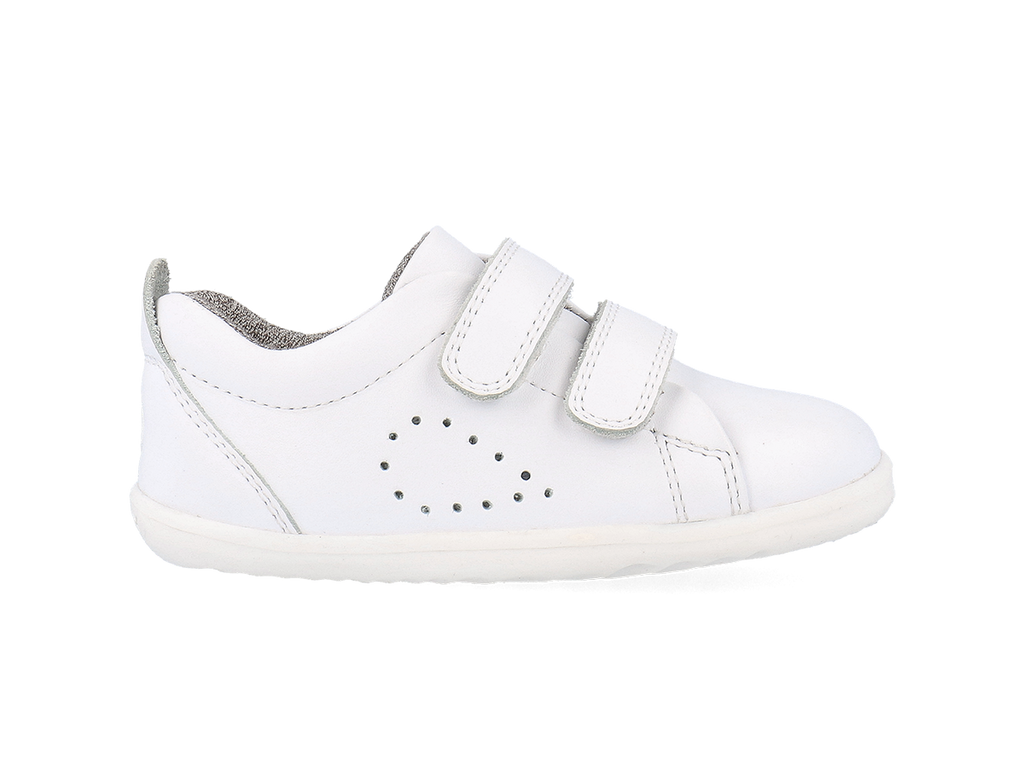 Bobux Step Up Grass Court Trainer (Optical White)