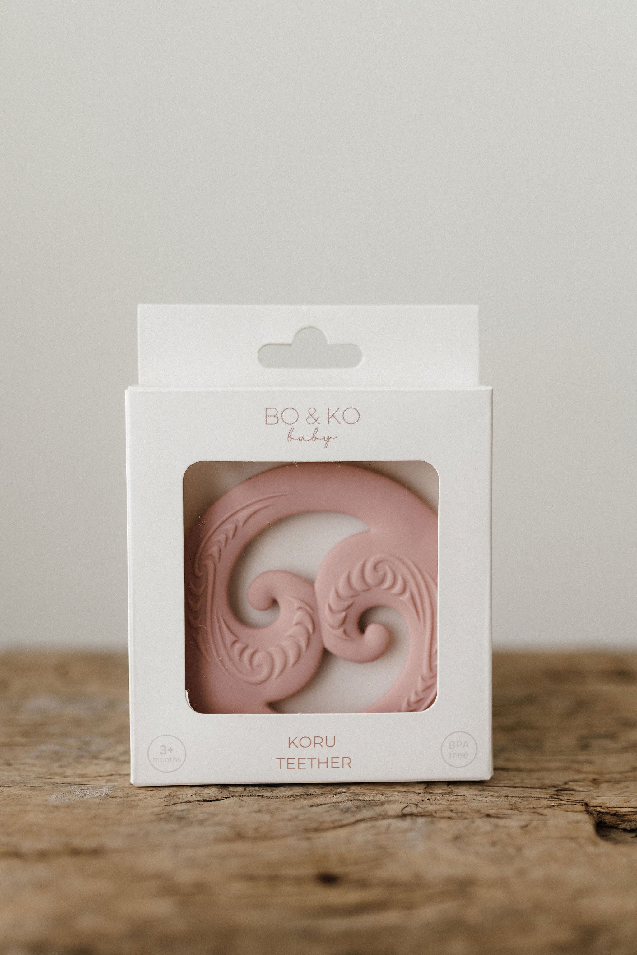 Bo & Ko Baby Koru Teether (Posey)