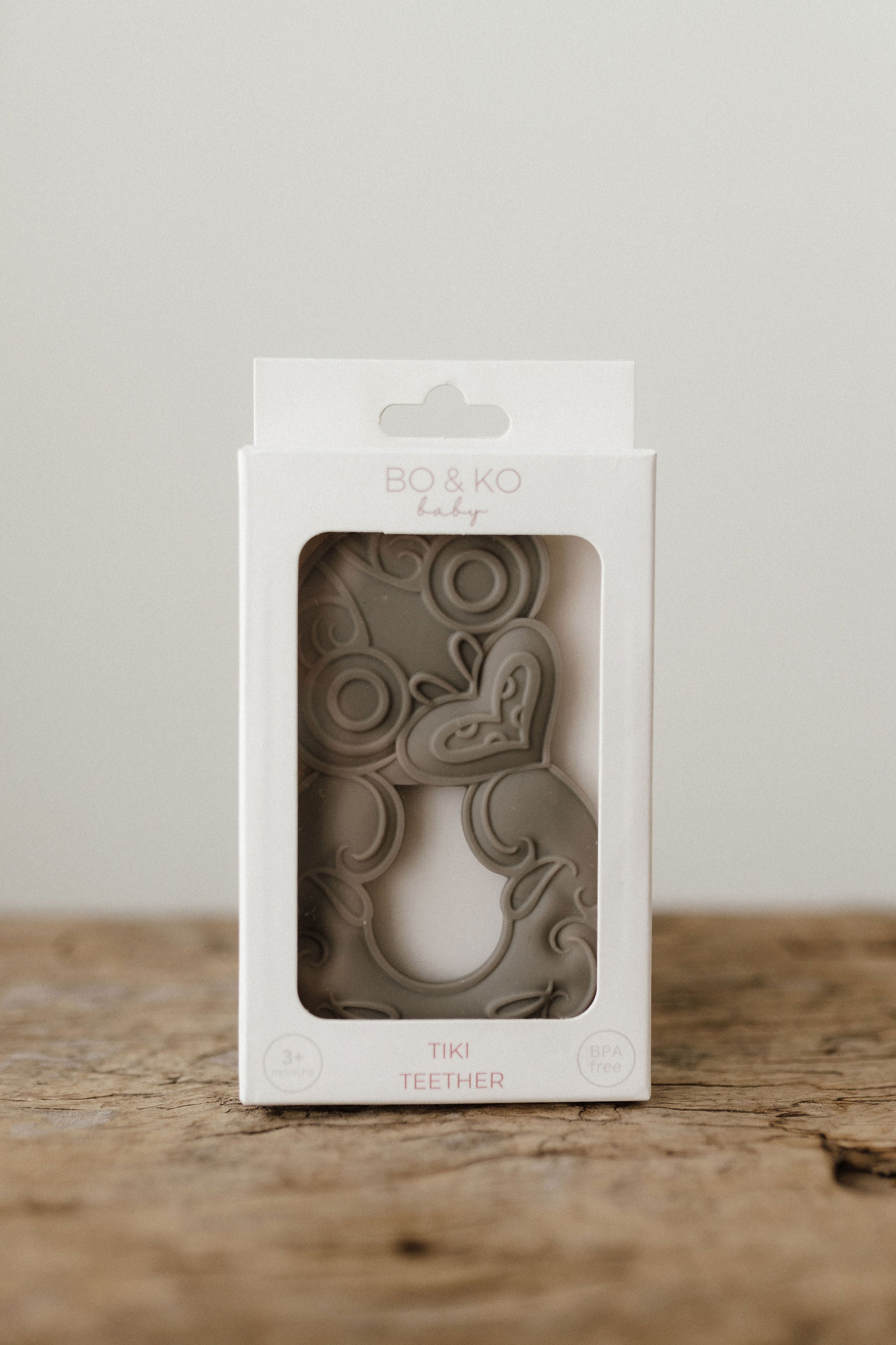 Bo & Ko Baby Tiki Teether (Olive)