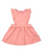 Toshi Corduroy Quincy Pinafore (Dusty Rose)