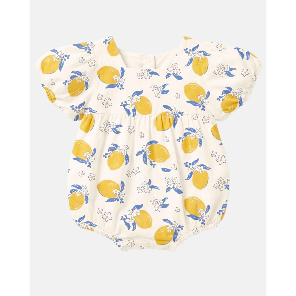 Toshi Baby Romper Arcadia (Lemonade Cream)