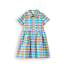 Milky Carnival Check Dress