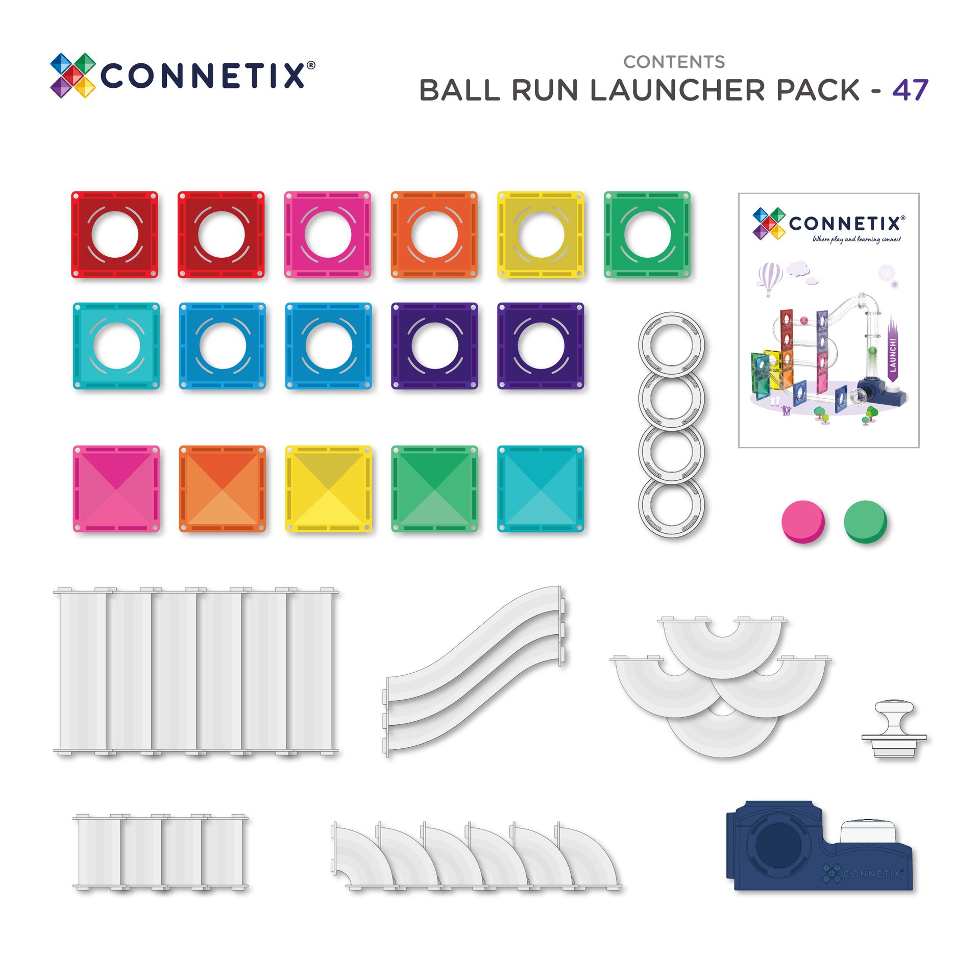 CONNETIX Magnetic Tiles