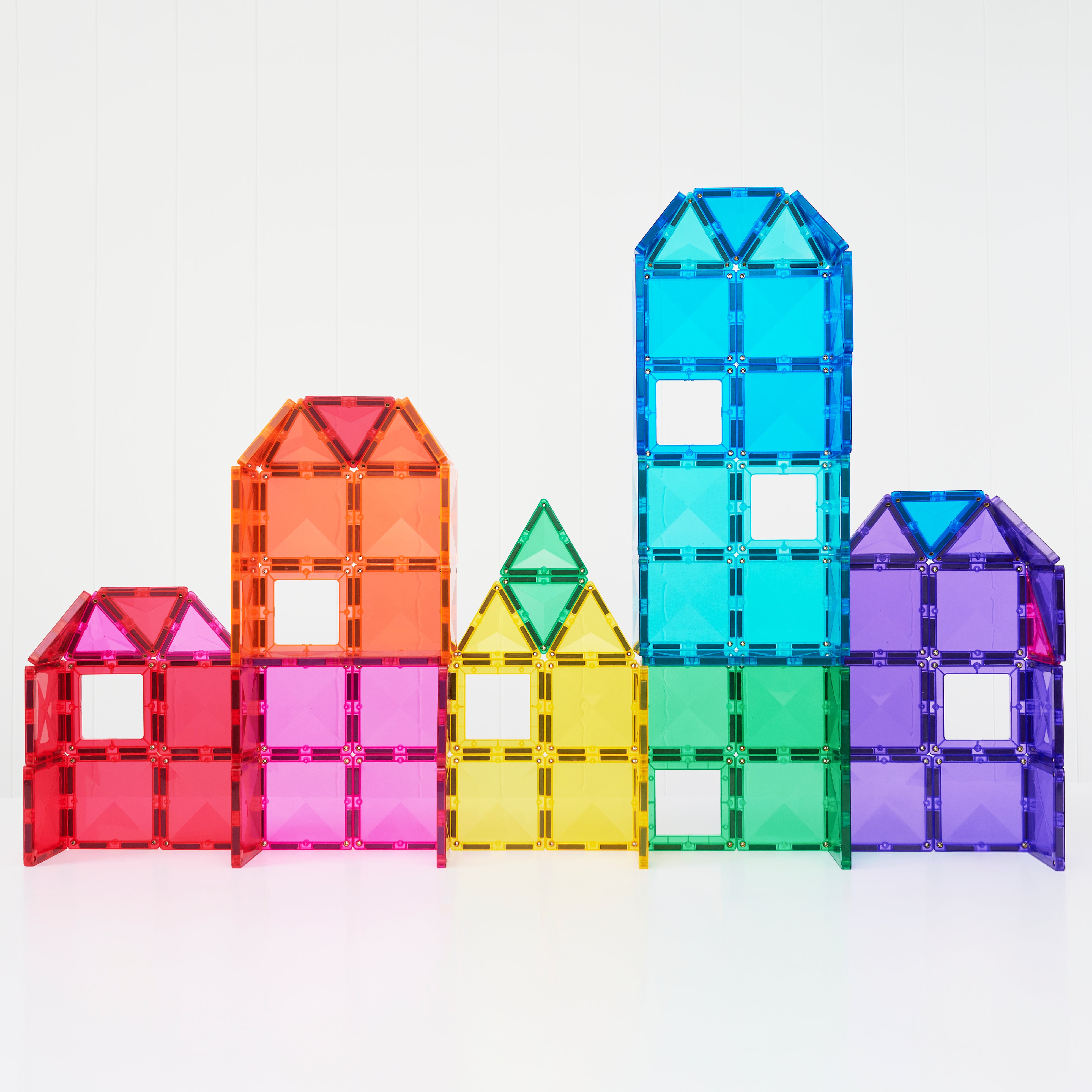 CONNETIX Magnetic Tiles 104 Piece Creative Pack (Bright)