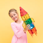 CONNETIX Magnetic Tiles 30 Piece Light Rocket Pack