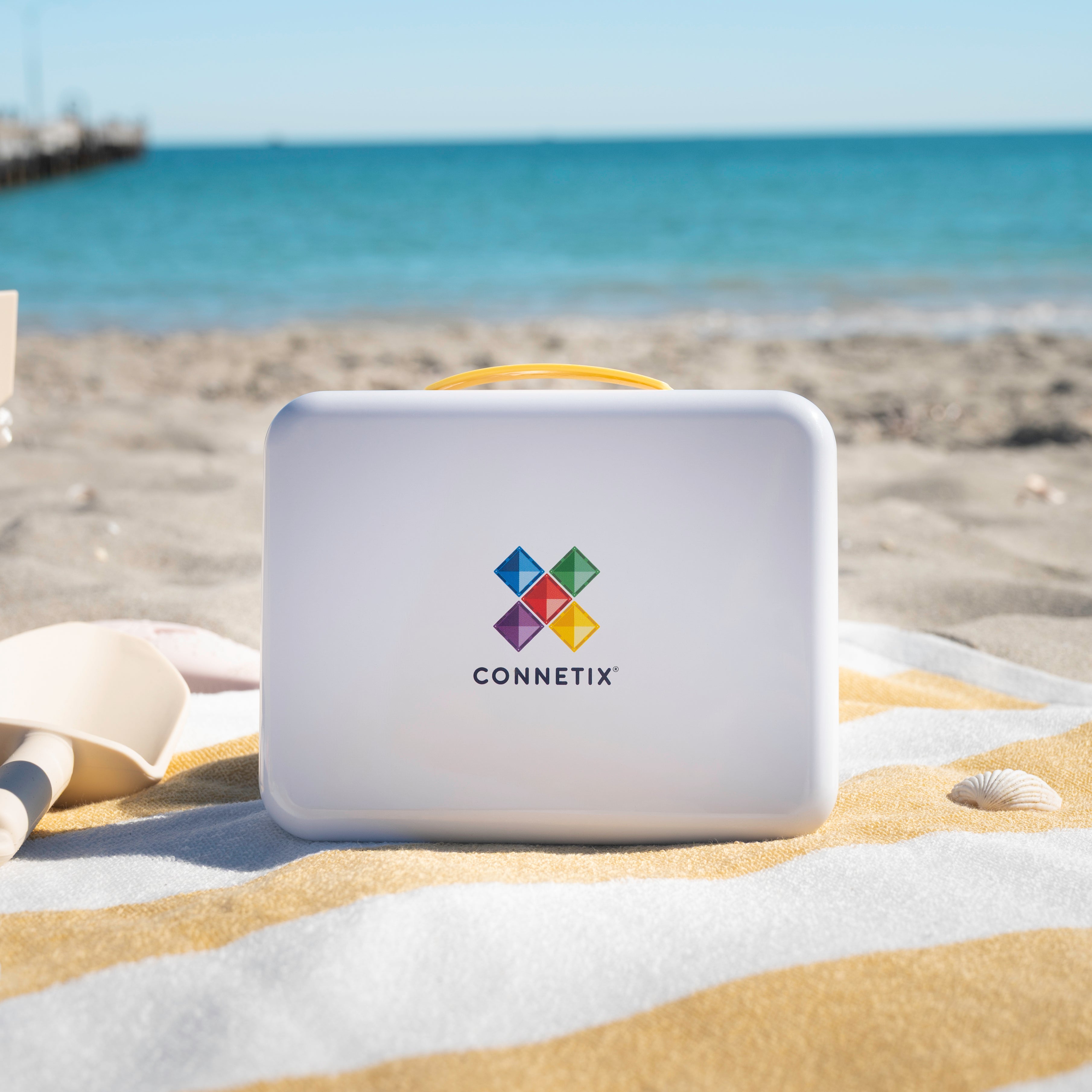 CONNETIX Magnetic Tiles 32 Piece Travel Mini Pack