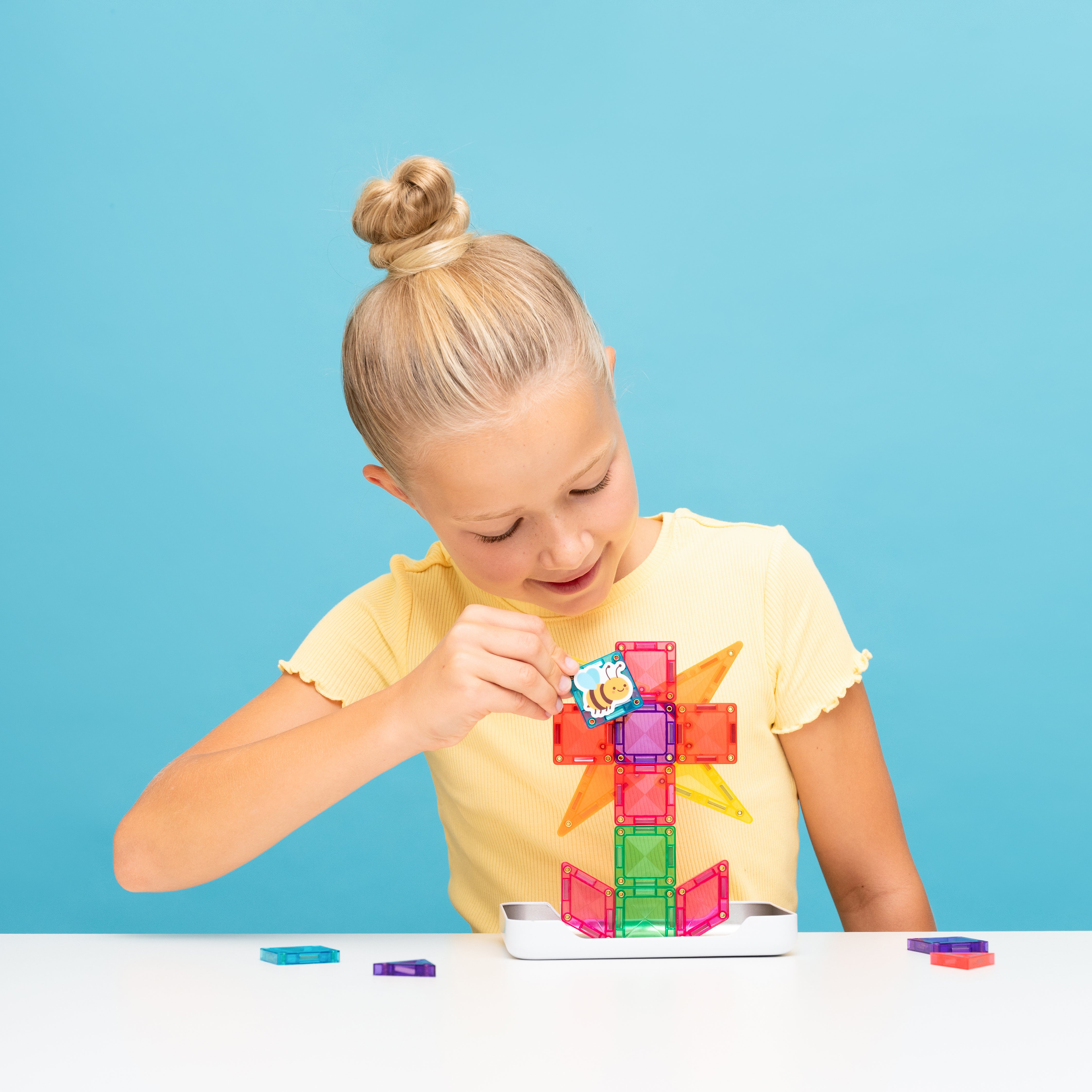 CONNETIX Magnetic Tiles 32 Piece Travel Mini Pack