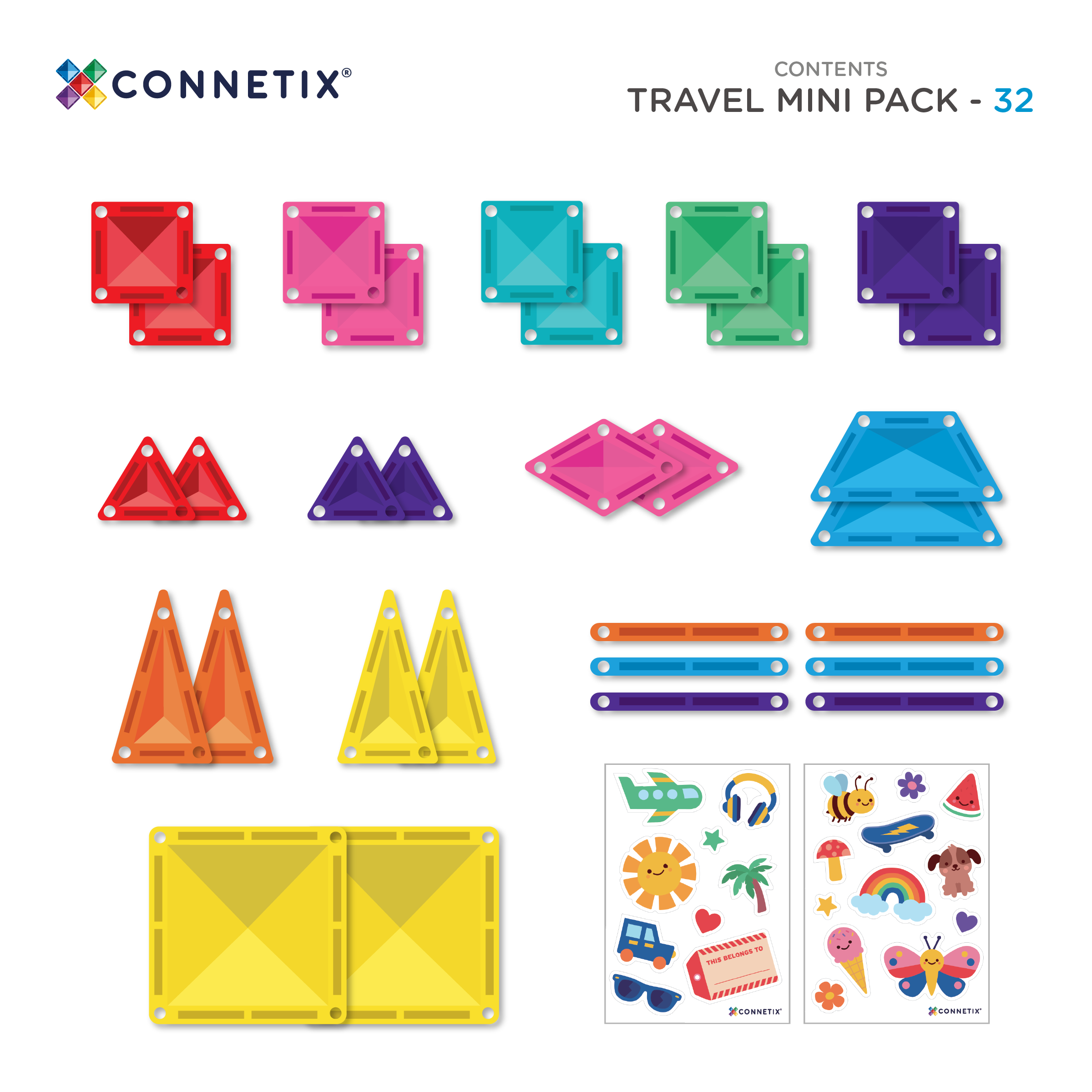 CONNETIX Magnetic Tiles