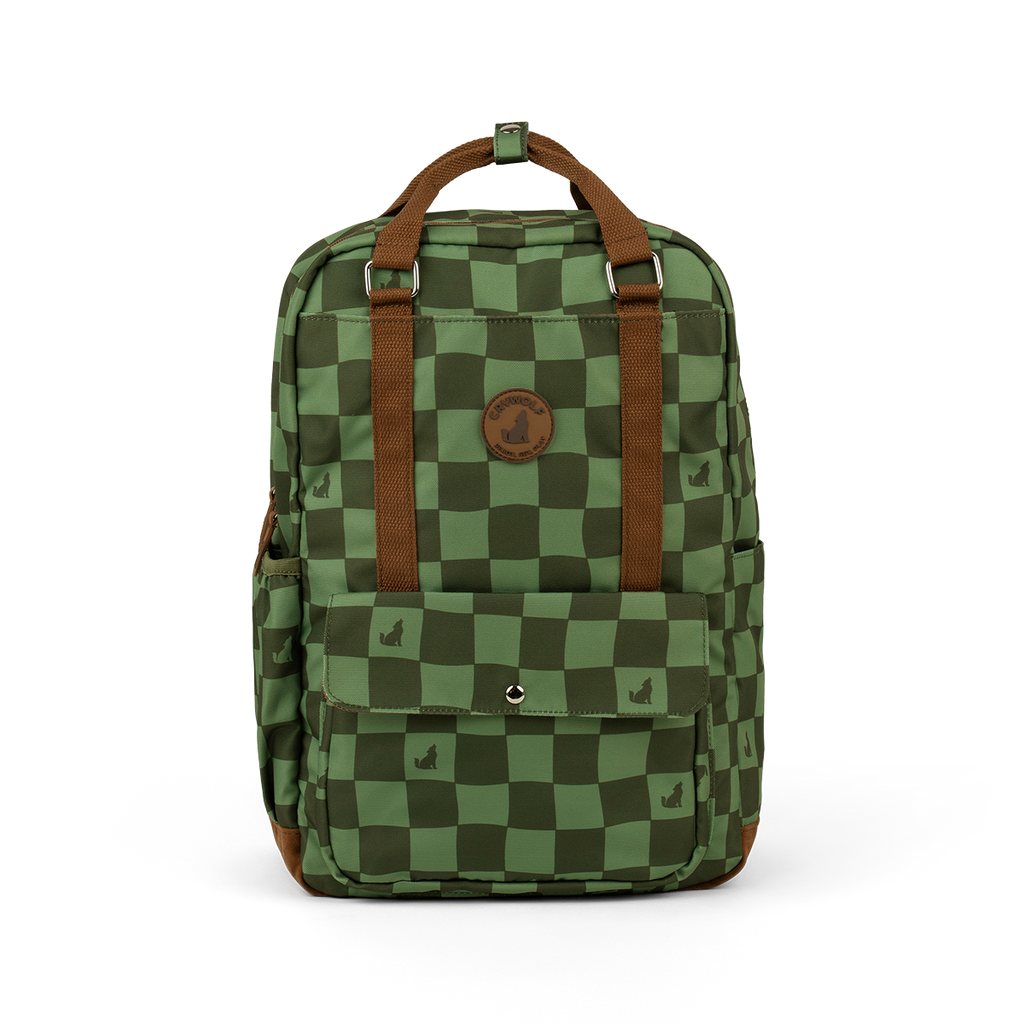 Crywolf Knapsack (Green Check)