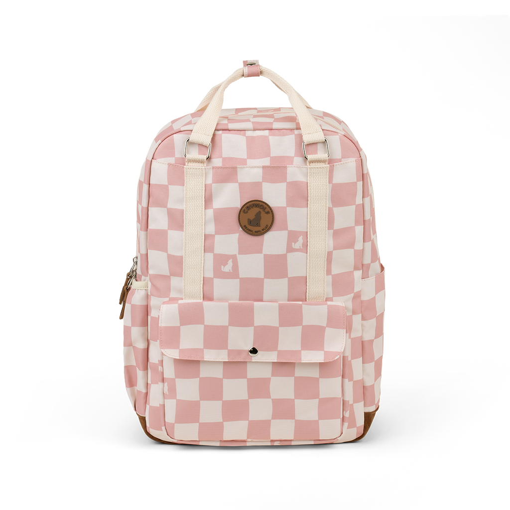 Crywolf Knapsack (Pink Check)