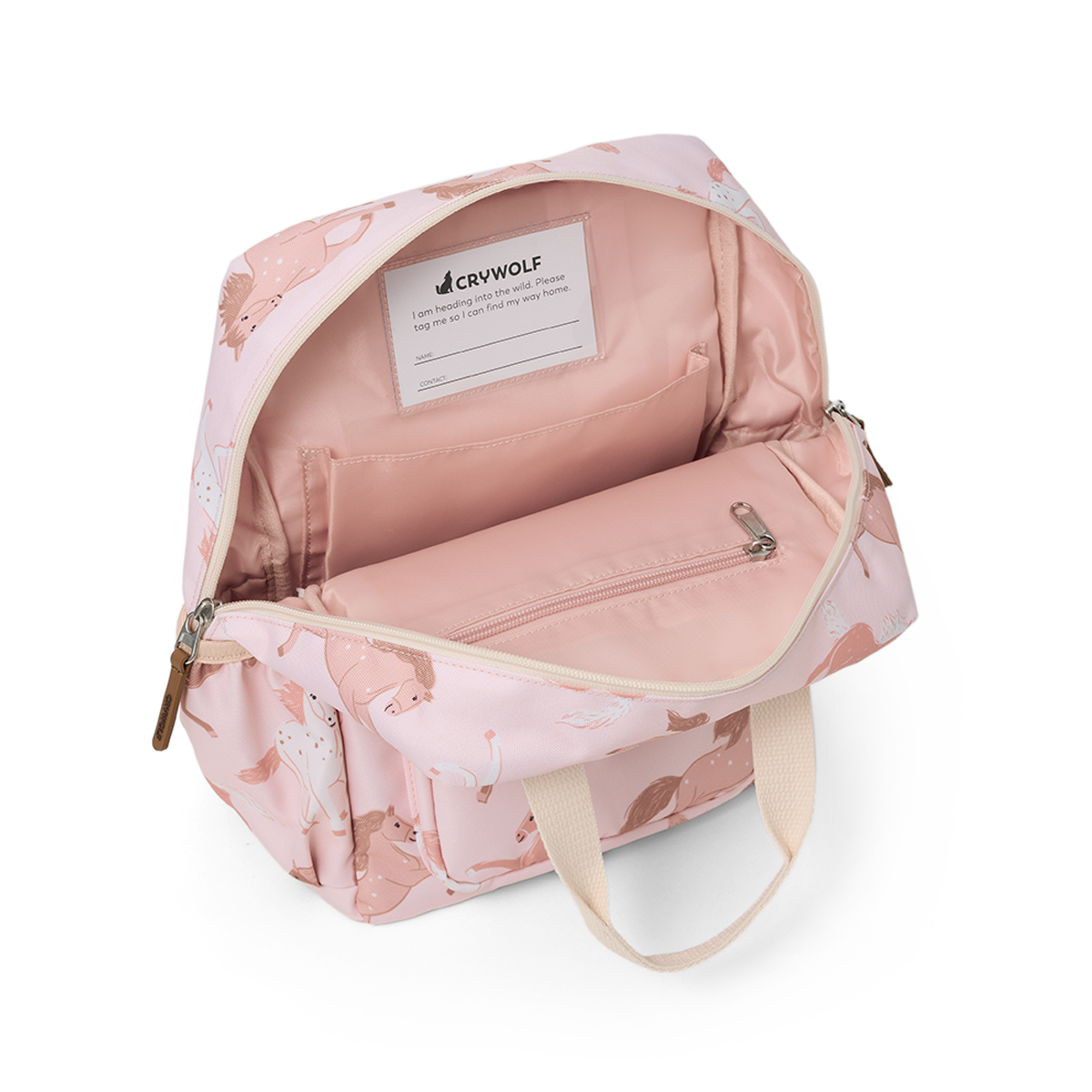 crywolf mini backpack Crywolf Mini Backpack (Blush Ponies) – Junior Kids Store