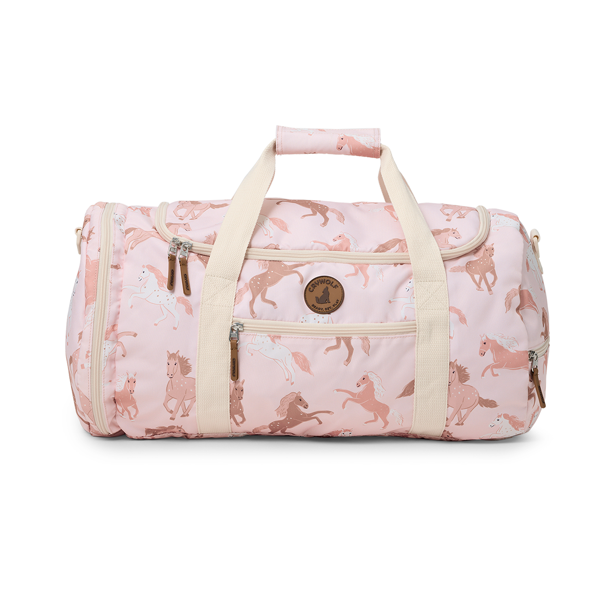 Crywolf Packable Duffel Bag (Blush Ponies)