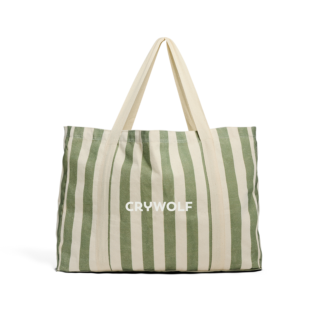 Crywolf Tote Bag (Coastal Stripe)